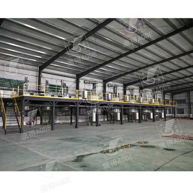 5000L油墨反(fǎn)應釜生産線(xian)